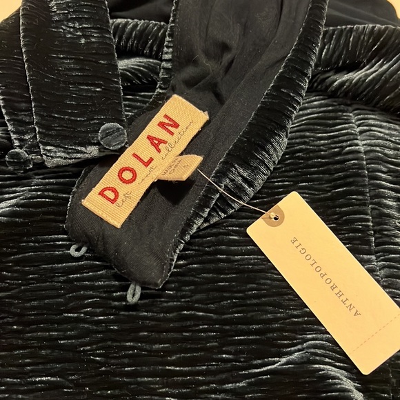 NWTS ANTHROPOLOGIE VELVET HALTER TANK (M) - Picture 8 of 14